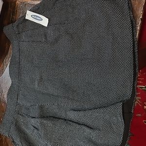 NWT Old Navy Black/White Skirt Small